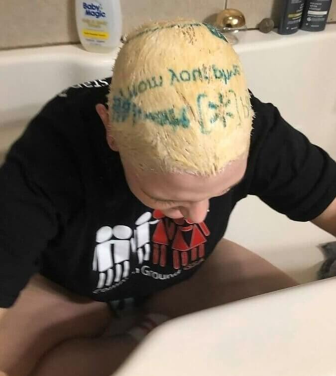 Do Not Try DIY Hair Bleaching - And if You Do, Don't Use a Walmart Bag