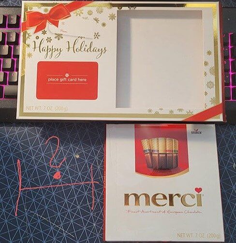 Their Gift Card's so Heavy, It Needed Half a Box