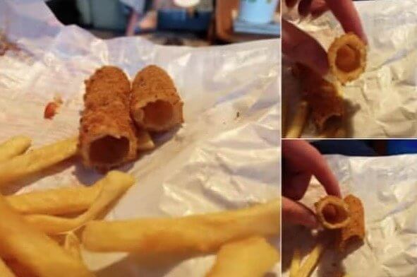 Mozzarella Sticks With No Mozzarella Filling Deserves a Refund