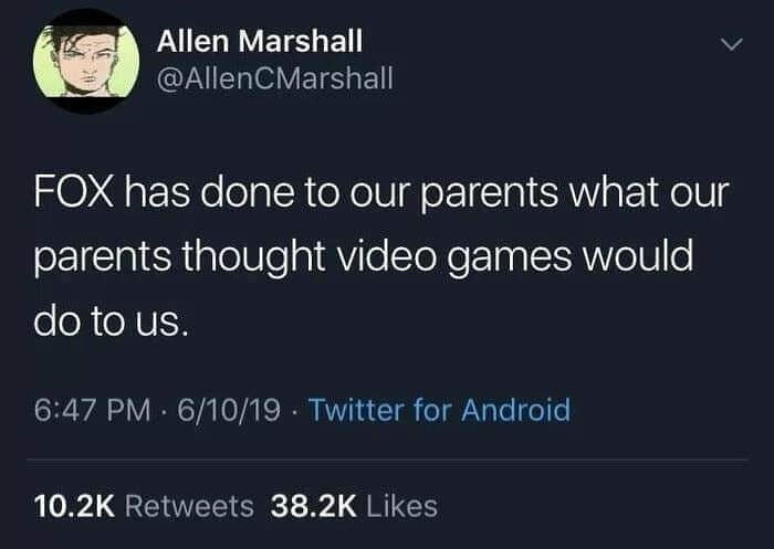 And They Said Video Games Were Too Influential