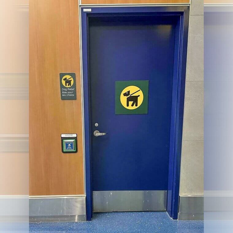 A Bathroom for Service Animals That Can't Go Potty Outside