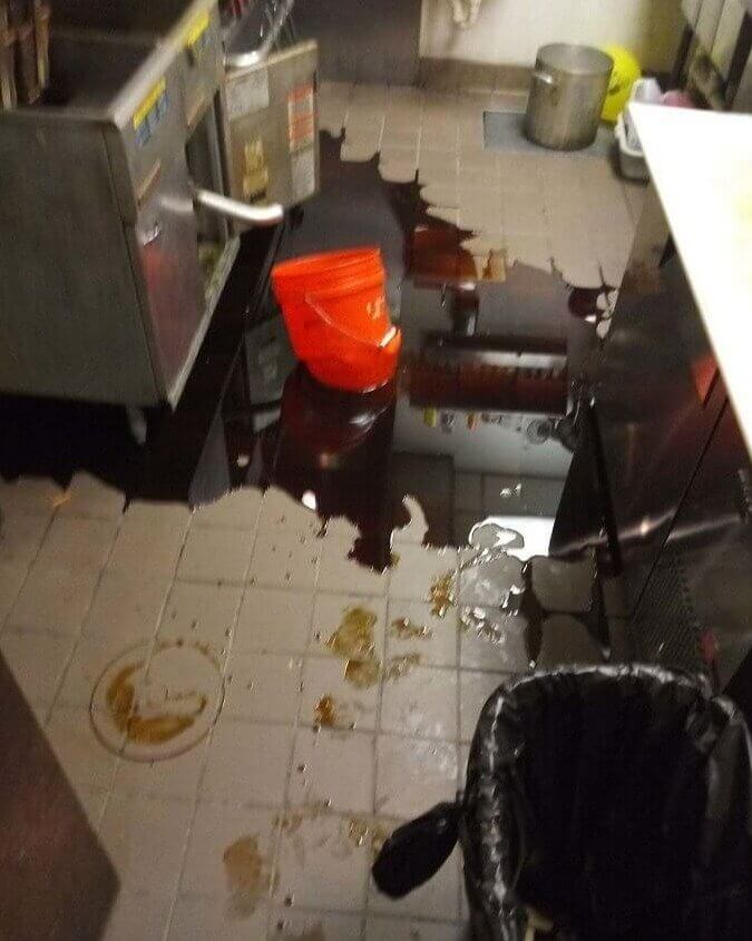 Lesson Learned: Don't Drain the Deep Frier Into a Bucket