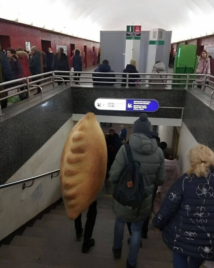 Just an Empanada on Its Way to Work