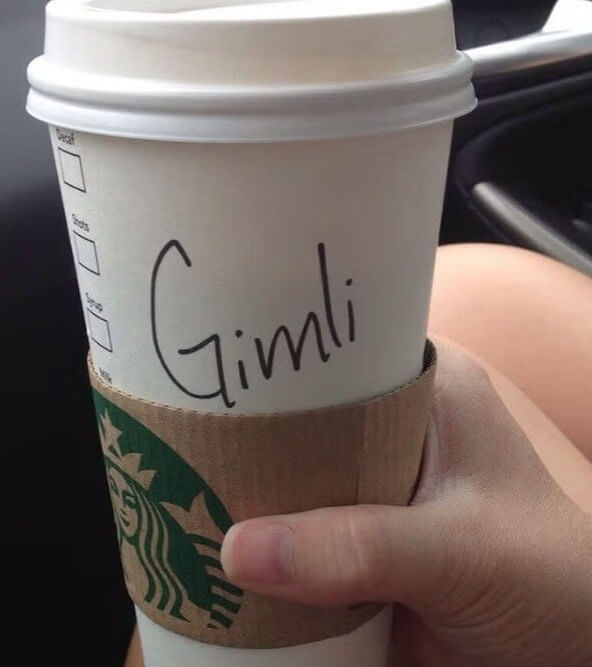 When Starbucks Thinks Your Name Is Gimli and Not Emily