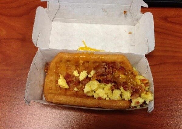 Is It a Waffle or Eggs or Bacon? No One Knows but It Is a Scramble